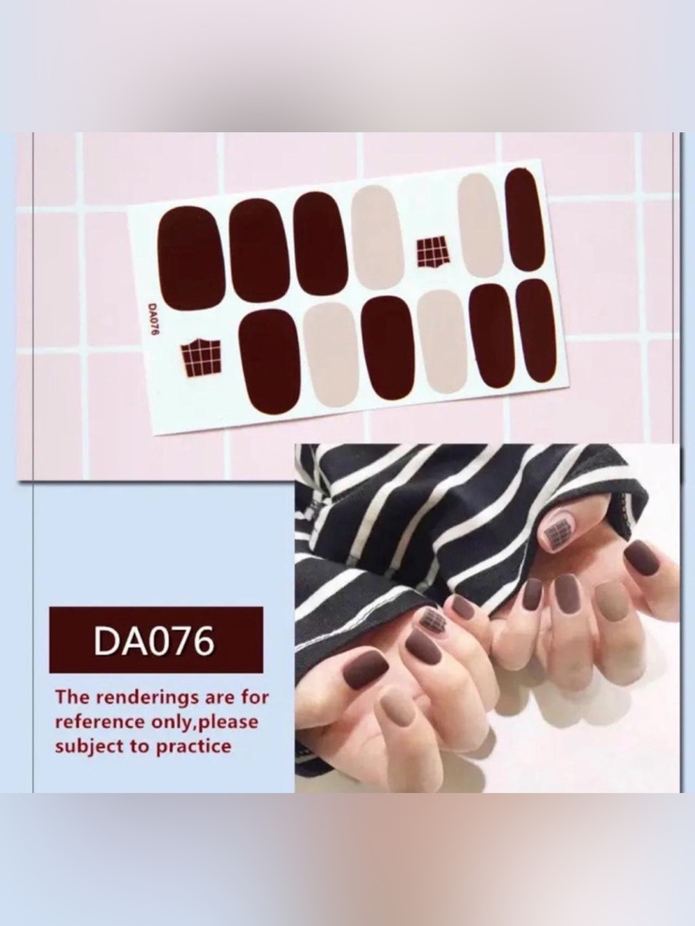 $1 NAIL STICKER WRAPS $1 WITH ANY $10 OR MORE